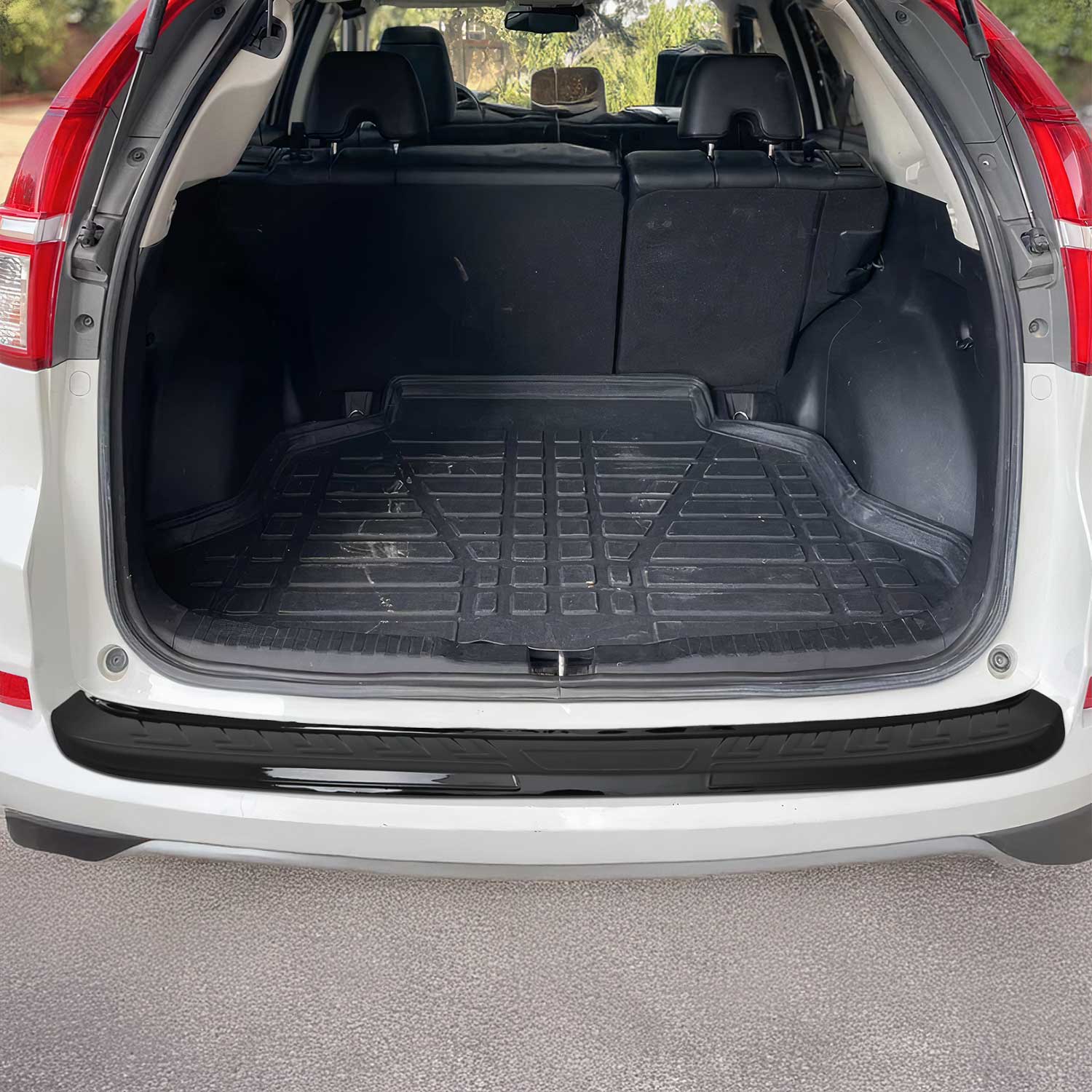 2012-2016 Honda CR-V Rear Bumper Sill Cover Protector Guard Acrylic Smoke