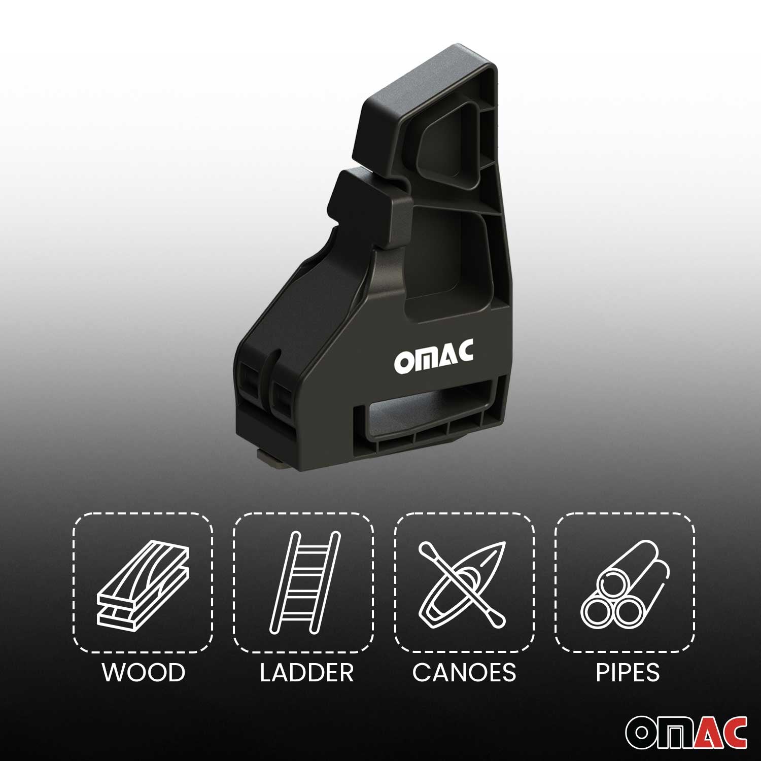 Load Stopper Easy Lock For Roof Rack Cross Bar Adjustable Load Stops Hook 4Pcs