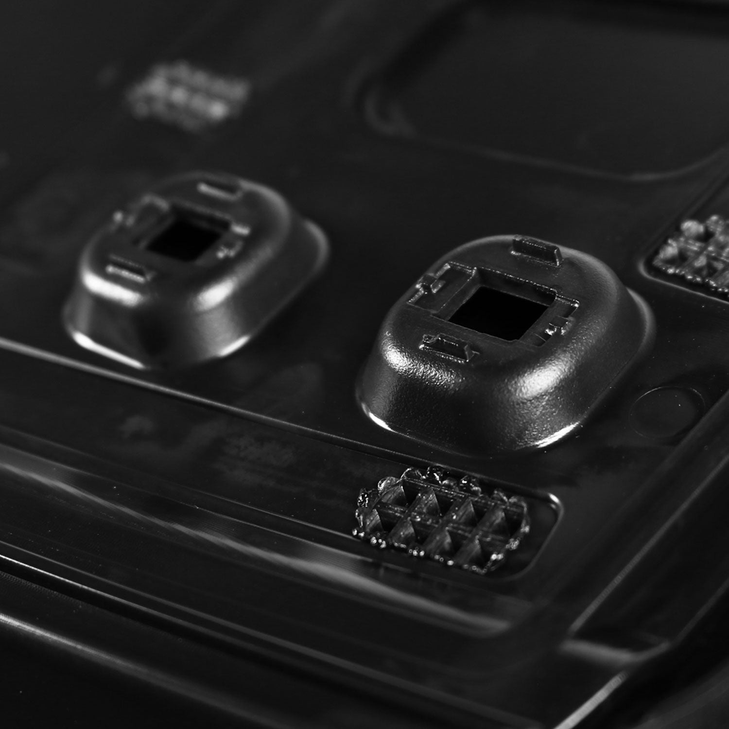 2015-2022 Ford Mustang Glossy Black ABS Rear Trunk Decklid Panel