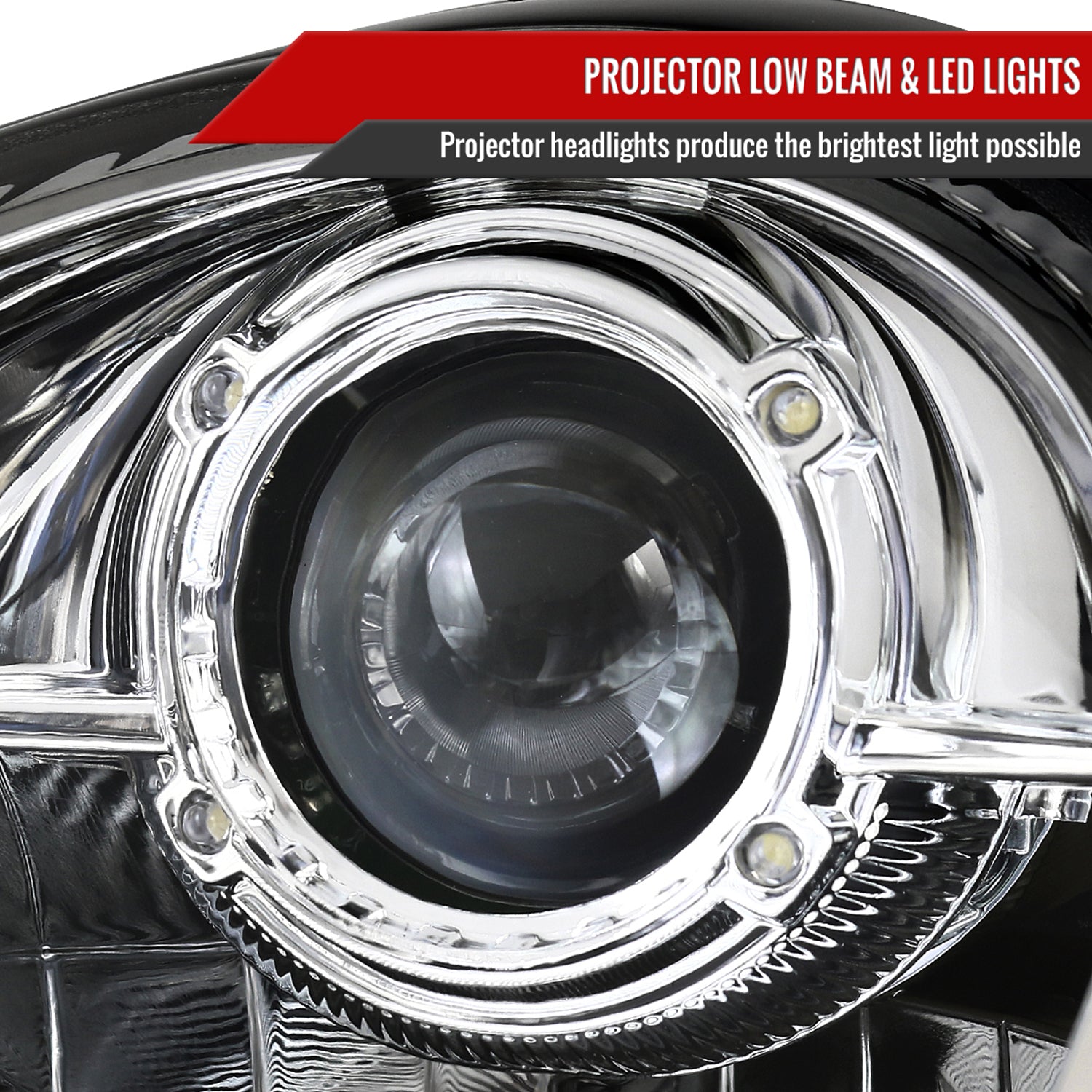 1997-2004 Porsche Boxster 986/911 996 LED Light Headlights LED Signal Chrome