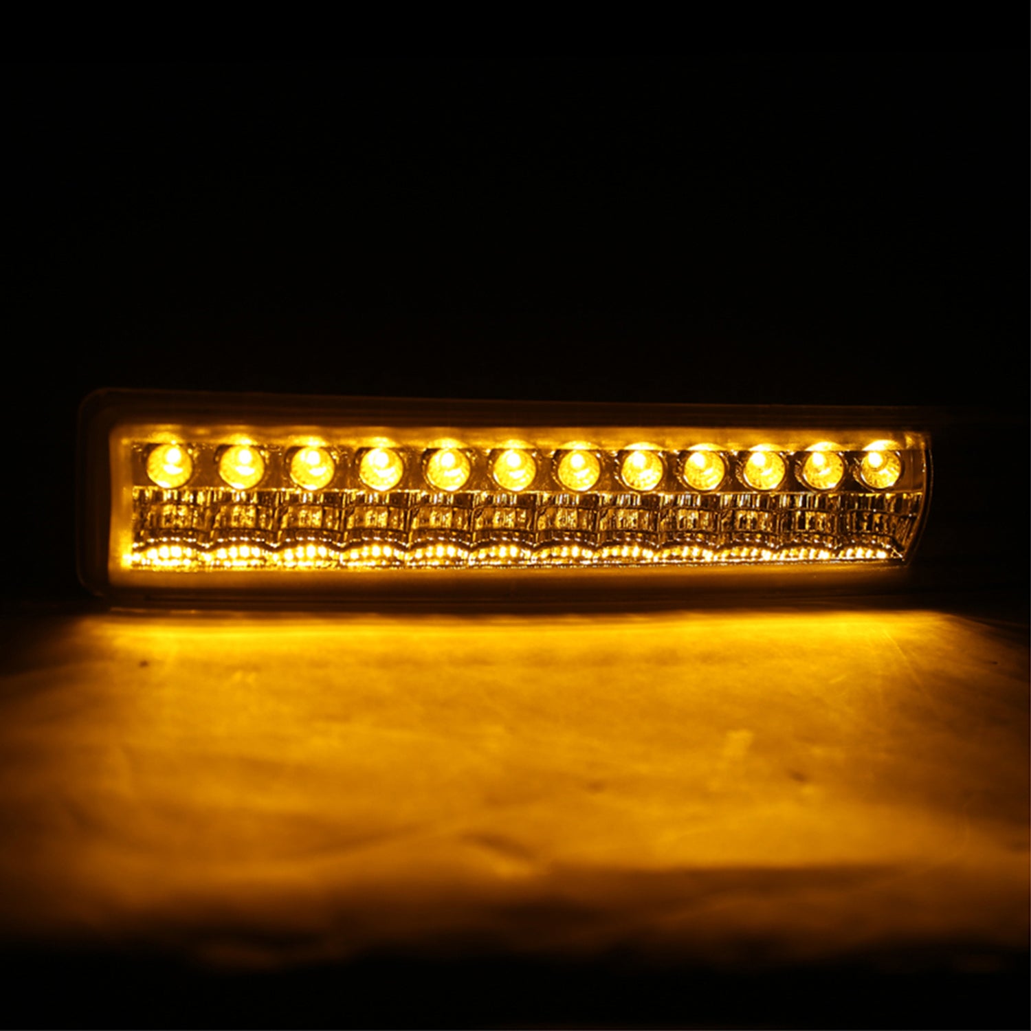 1998-2004 Chevy S10/ GMC Sonoma LED Bumper Lights Chrome Housing/Clear Lens