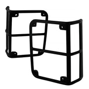 2007-2018 Jeep Wrangler JK Black Steel Tail Light Guards