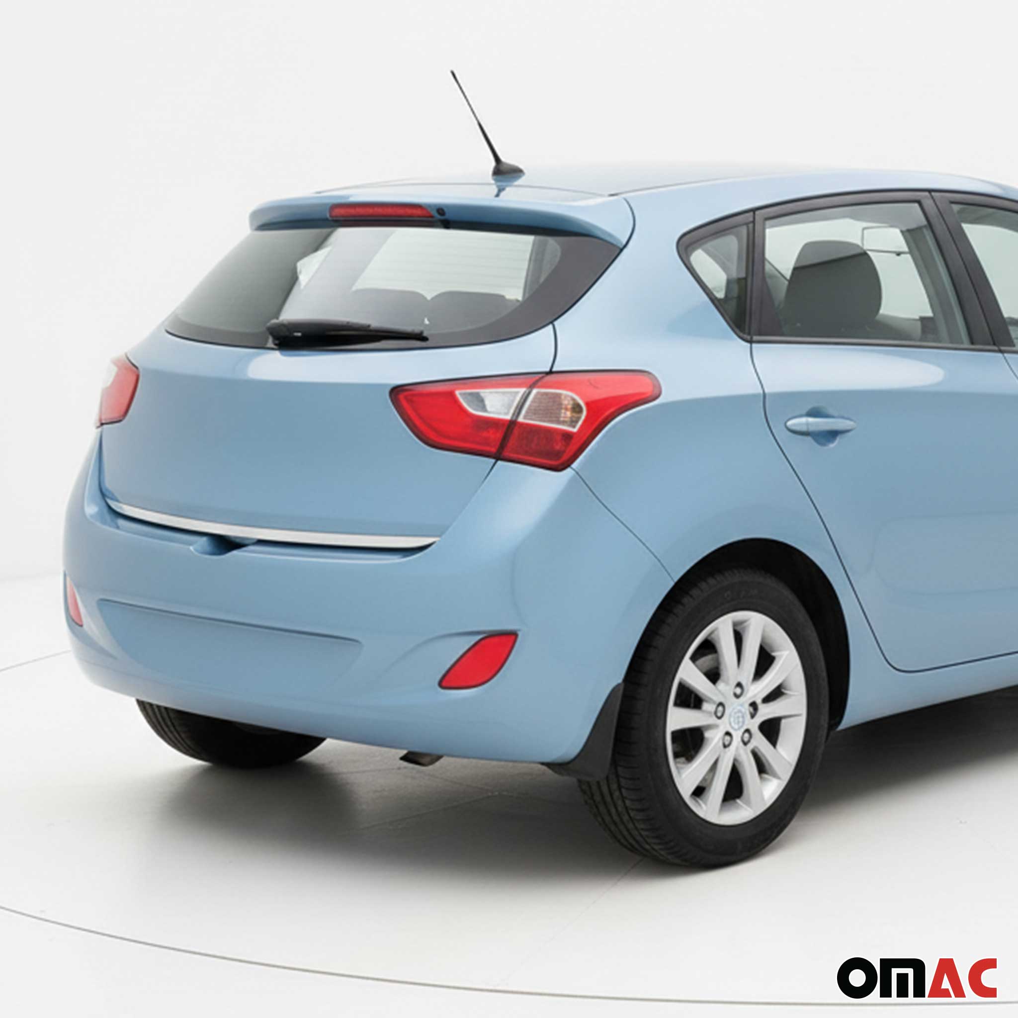 2013-2017 Hyundai Elantra GT Rear Trunk Molding Trim Stainless Steel Silver