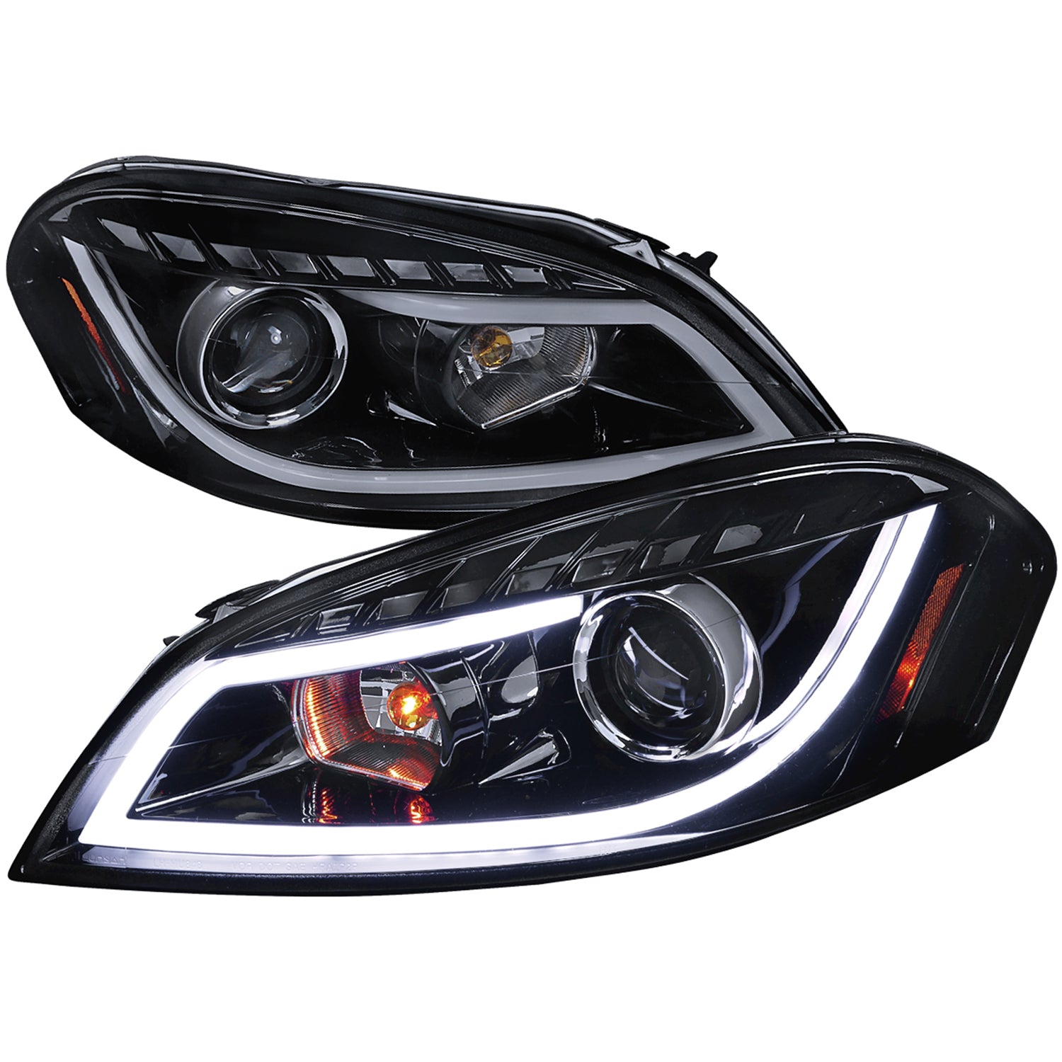 2006-2013 Chevy Impala / Impala Limited /Monte Carlo LED Bar Headlights Smoke