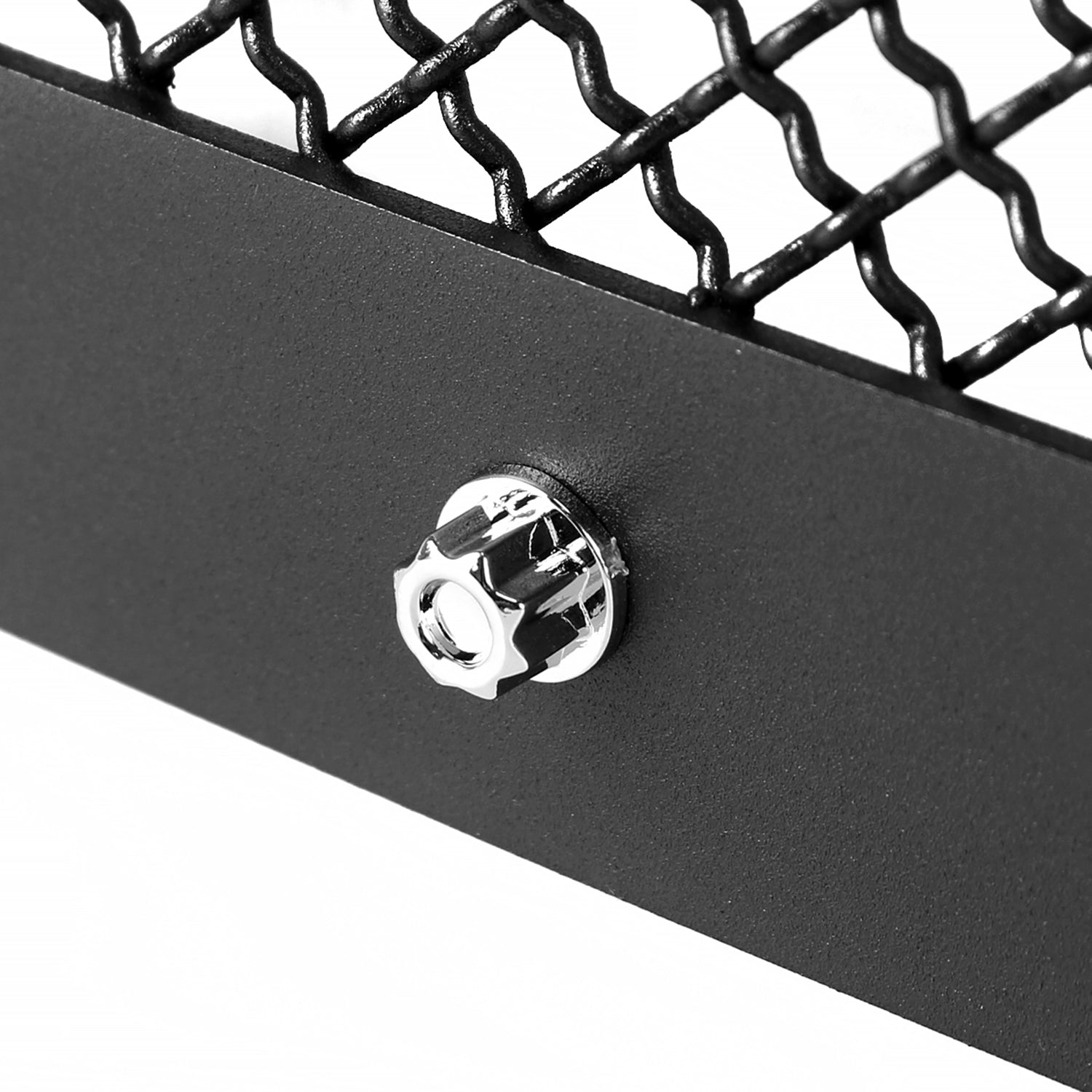 2007-2013 GMC Sierra 1500 NBS Rivet Style Black S.Steel Mesh Grille Insert