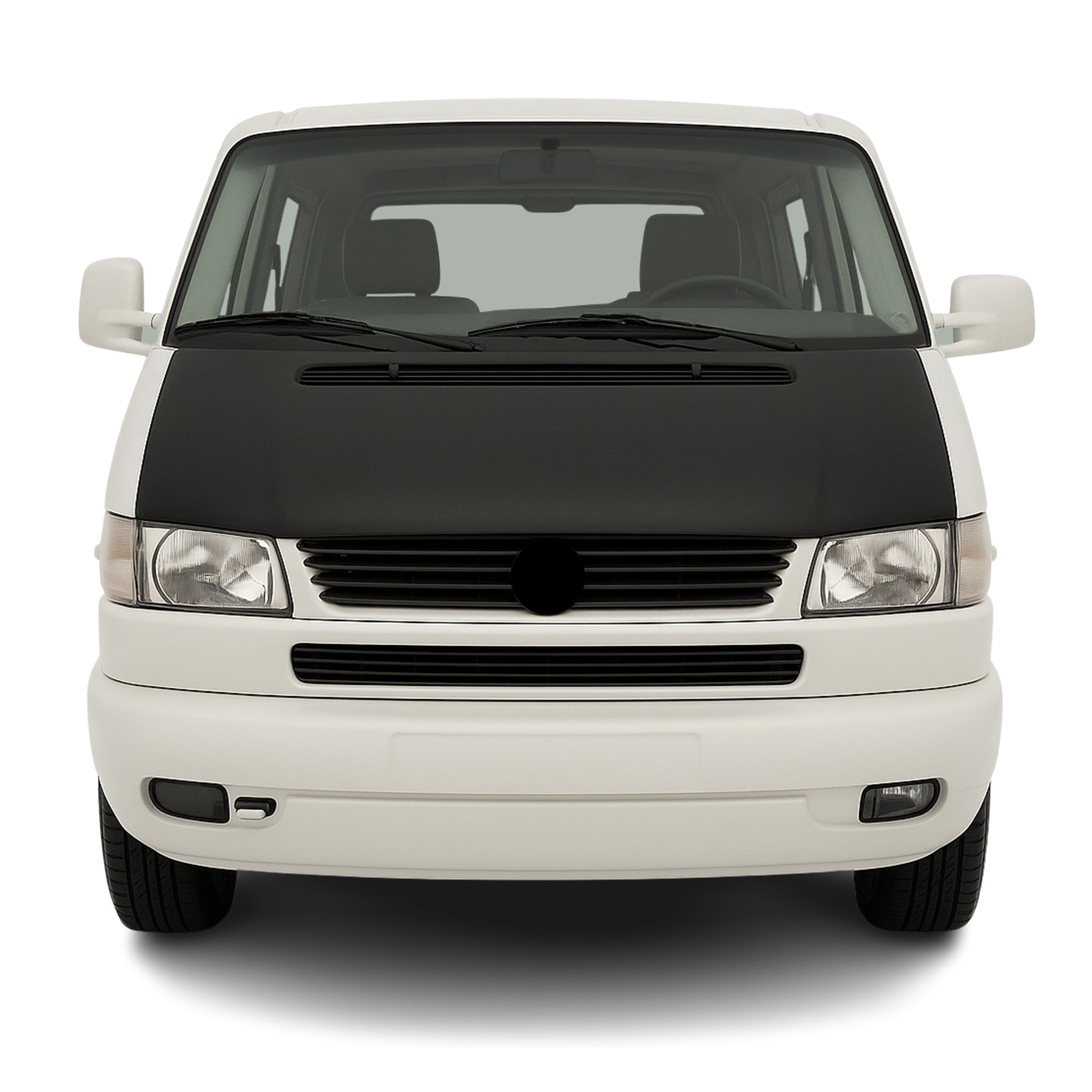 1993-2003 VW Eurovan Car Bonnet Mask Hood Bra Long End Black Full Coverage