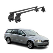 2008-2012 Volvo V50 Roof Rack Cross Bars Black