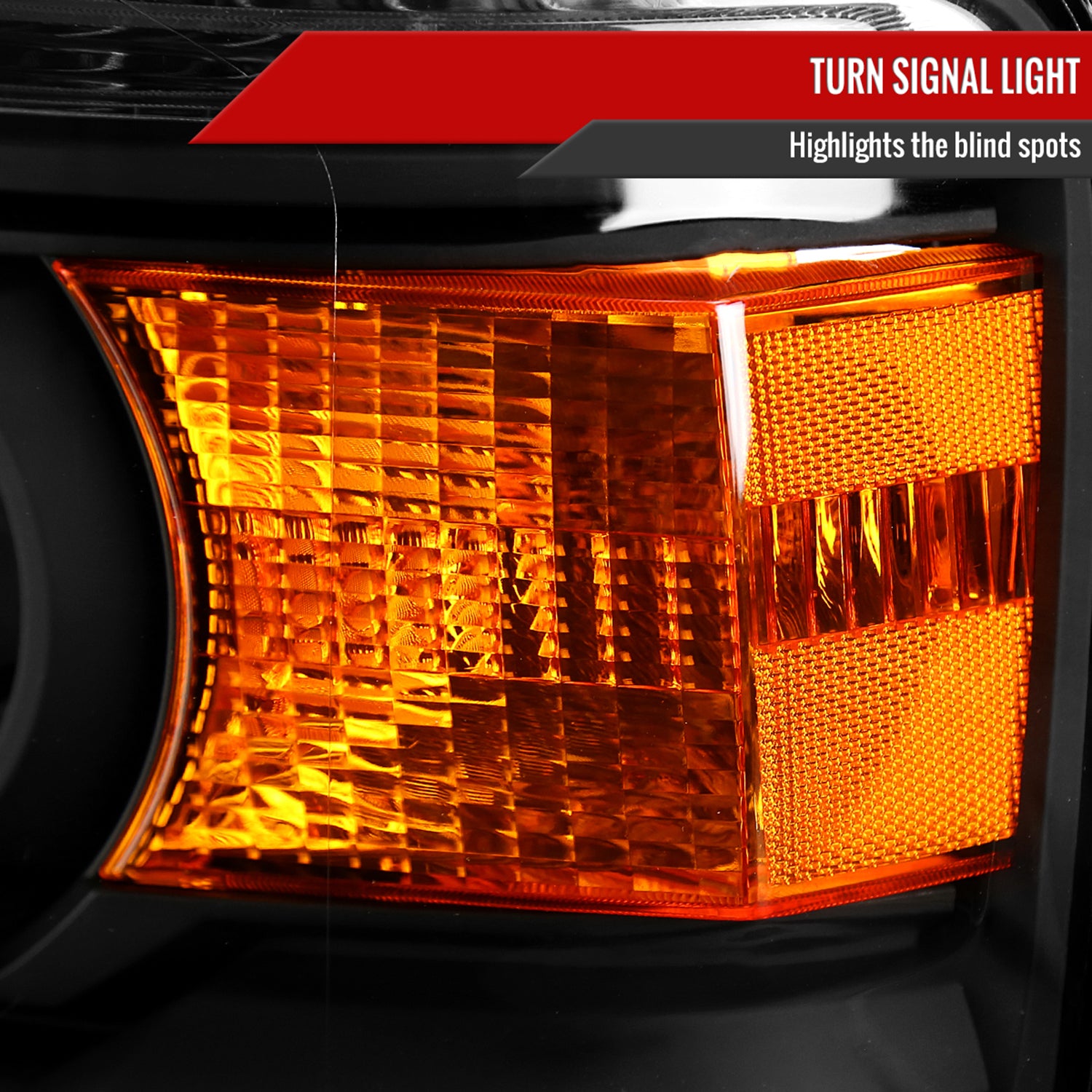 2014-2019 GMC Sierra LED Light Strip Projector Headlights Matte Black/Clear