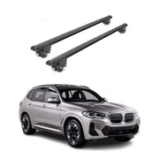 2021-2026 BMW iX3 G08 Roof Rack Cross Bars Luggage Lbs Black 2 Pcs