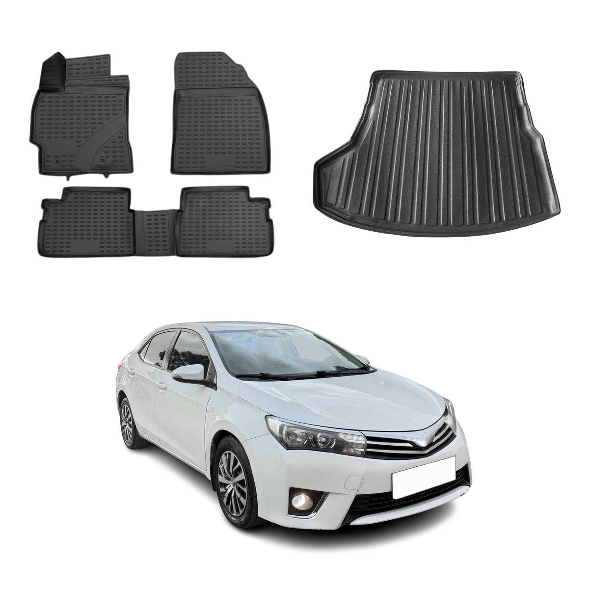 OMAC Floor Mats & Cargo Liners for Toyota Corolla 2014-2019 Sedan