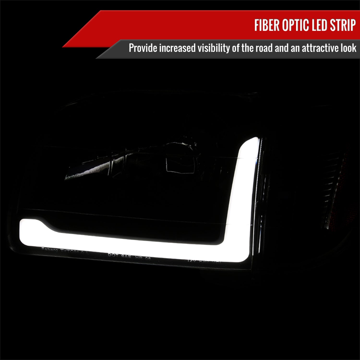 2001-2004 Toyota Tacoma LED Factory Headlights Corner Lamps&Amber Reflector