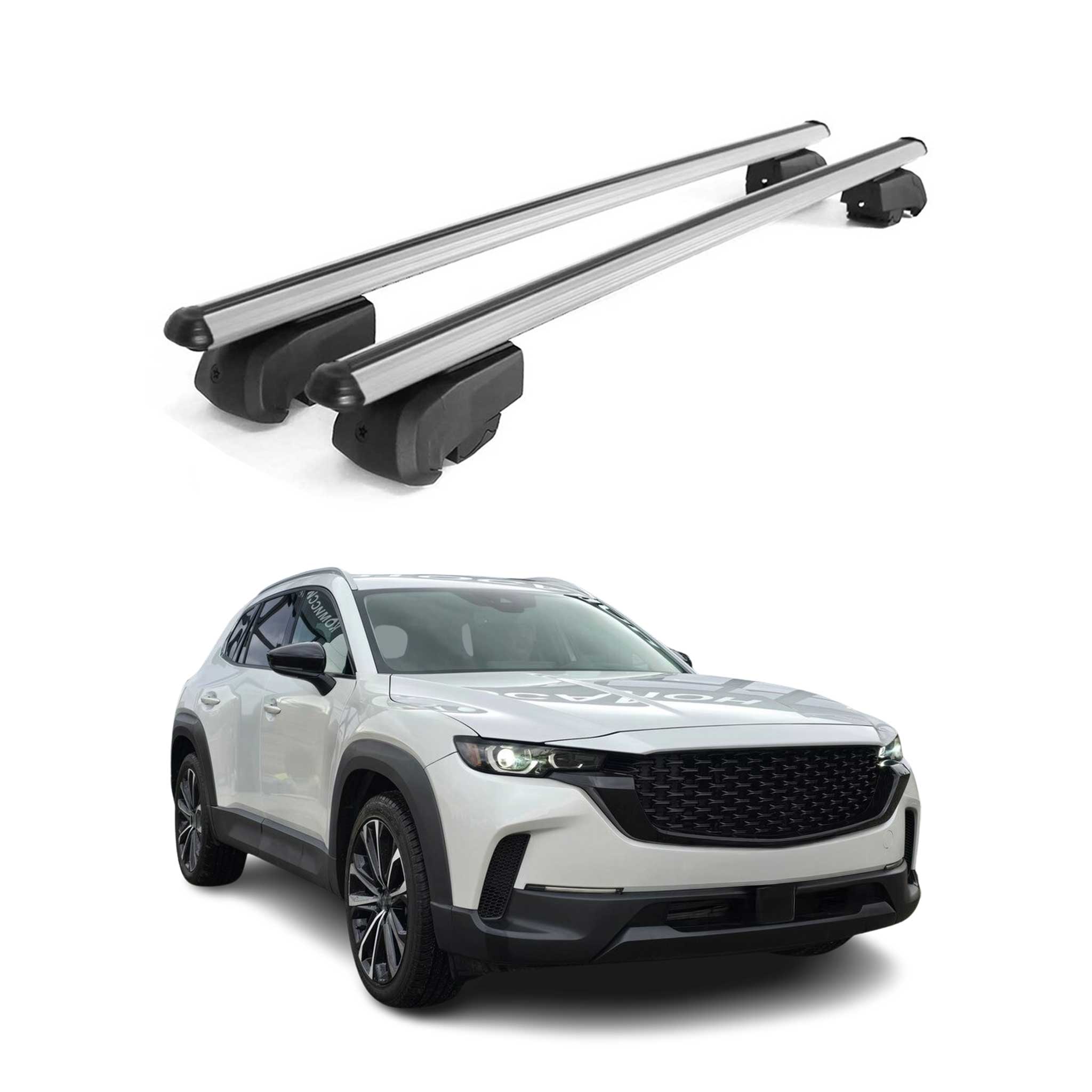 2023-2025 Mazda CX-50 Roof Rack Cross Bars Silver