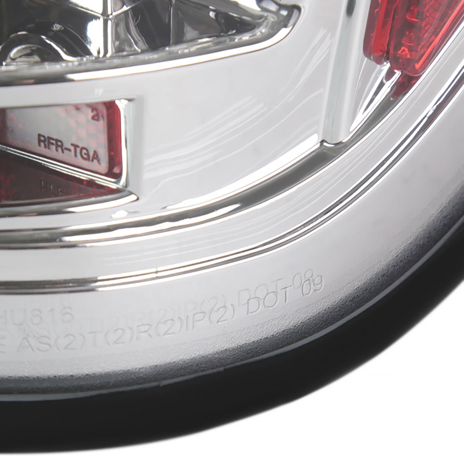 2009-2014 Ford F-150 LED Tail Lights Chrome Housing/Clear Lens