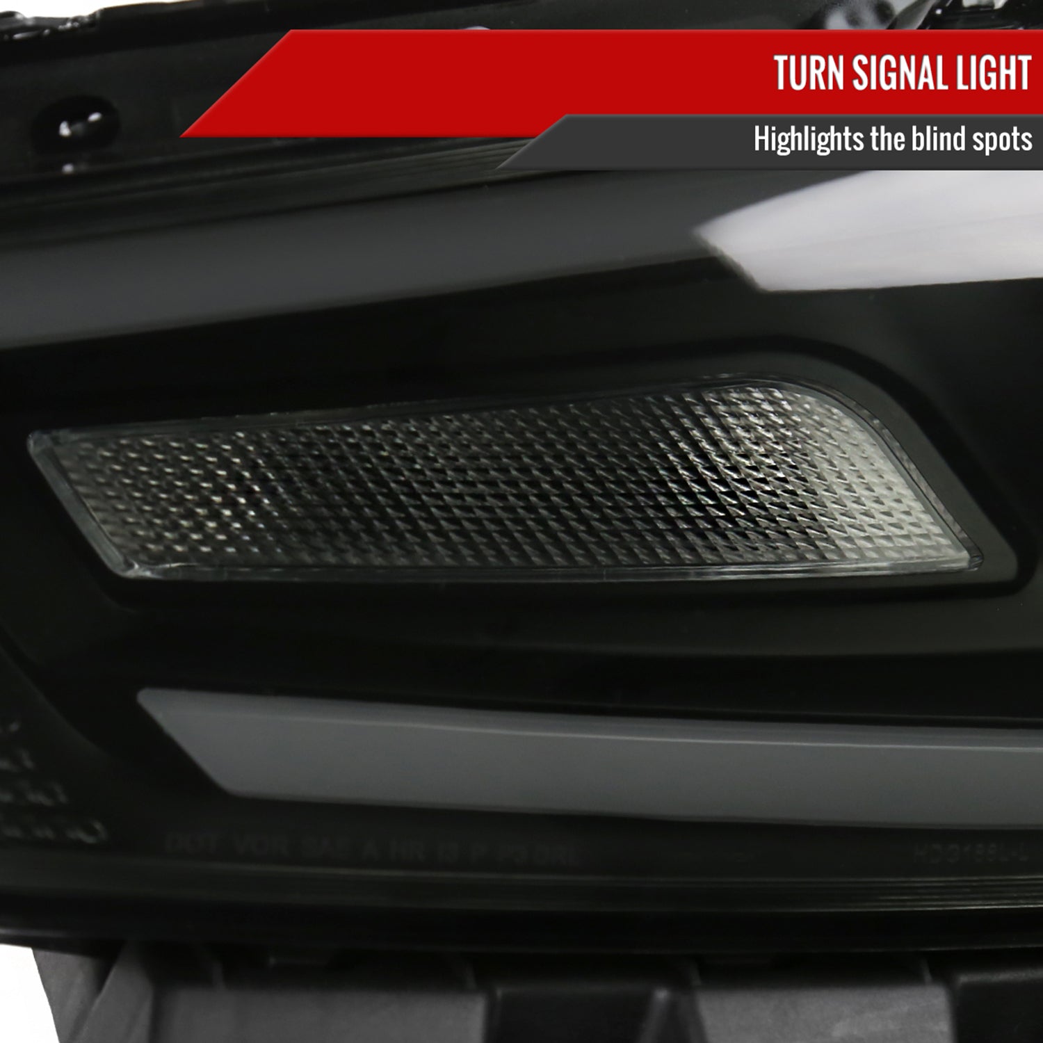 2013-2016 Dodge Dart Sequential Animated LED Bar Projector Headlights Smoke