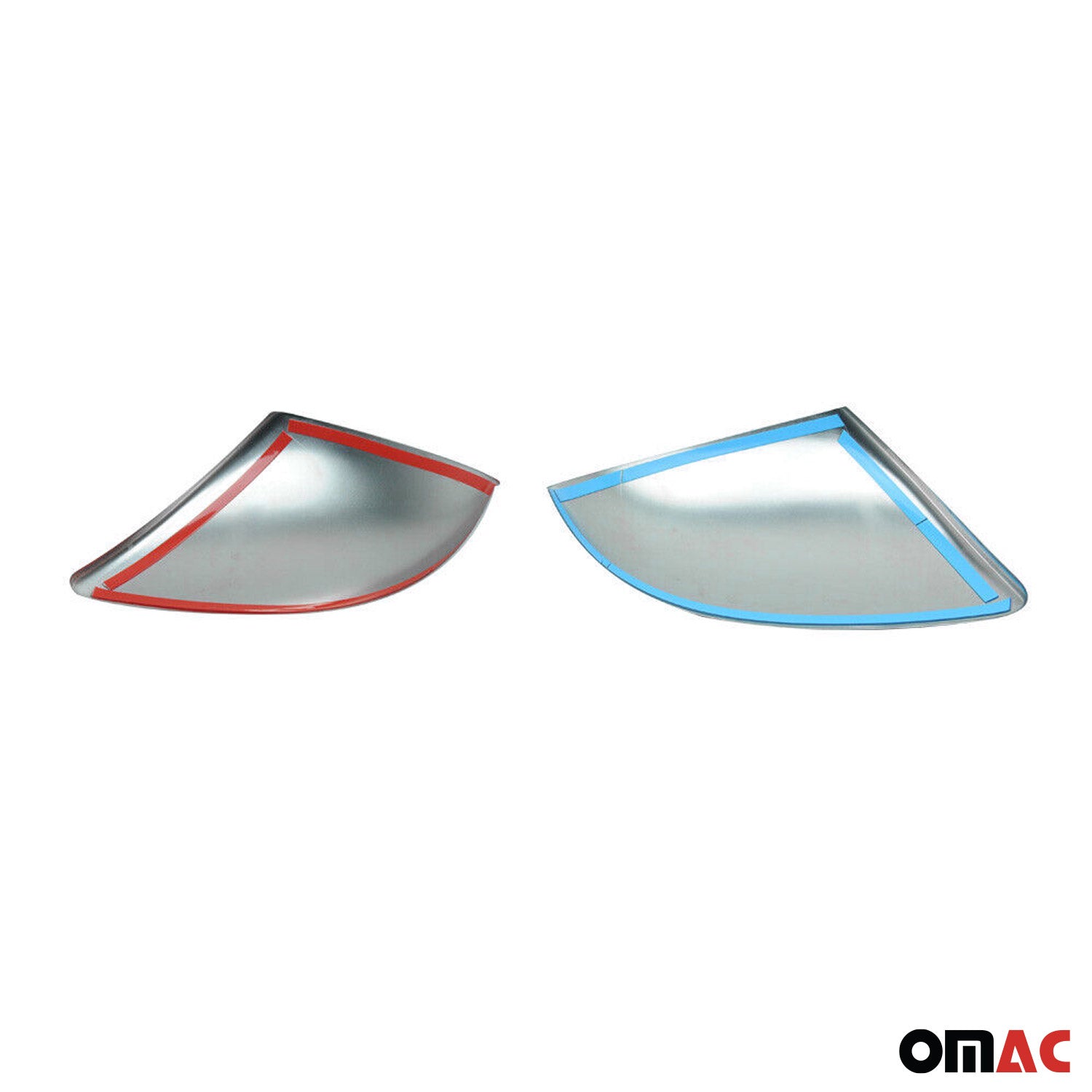 2011-2018 VW Touareg Side Mirror Cover Caps Stainless Steel Silver 2 Pcs