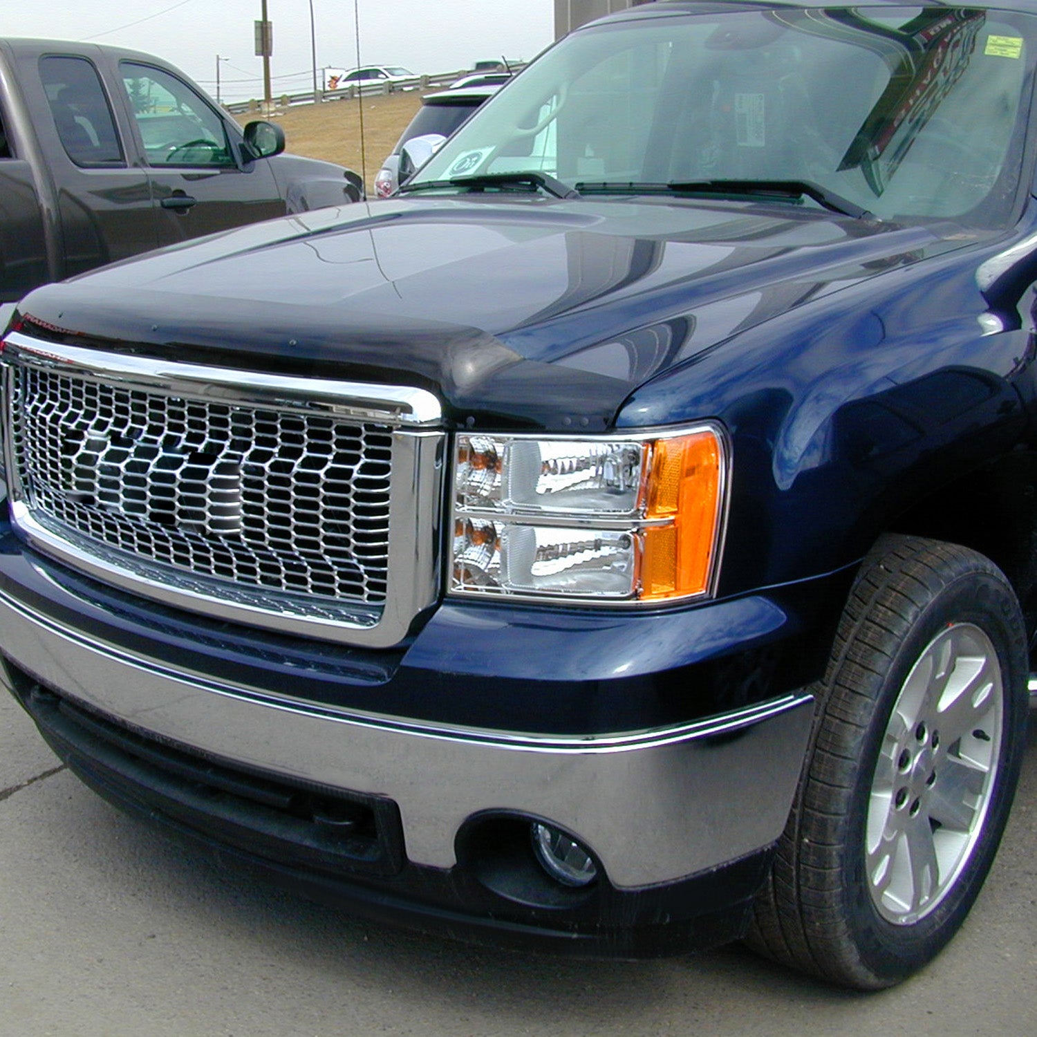 2007-2014 GMC Sierra Factory Style Headlights Chrome Housing/Clear Lens