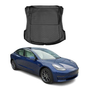 2017-2025 Tesla Model 3 Cargo Mats Liner TPE All Weather Black 1 Pcs