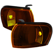 1995-2001 Subaru Impreza Corner Lights Chrome Housing/Amber Smoke Lens