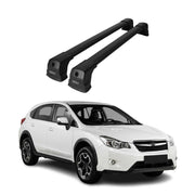 2013-2015 Subaru XV Crosstrek Roof Rack Cross Bars Black