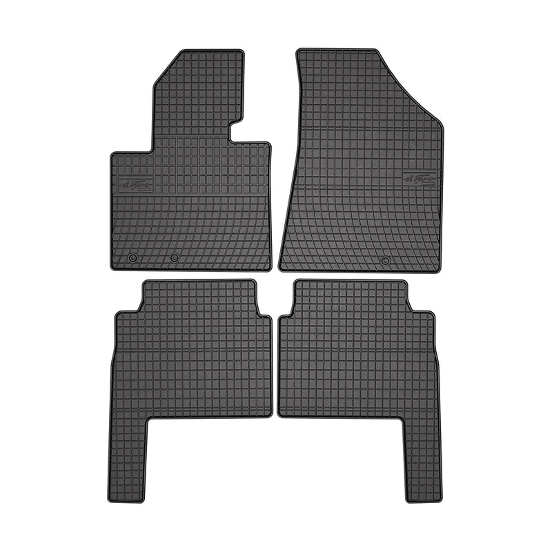 2011-2013 Kia Sorento Floor Mats Liners Full Set All Weather Rubber Black