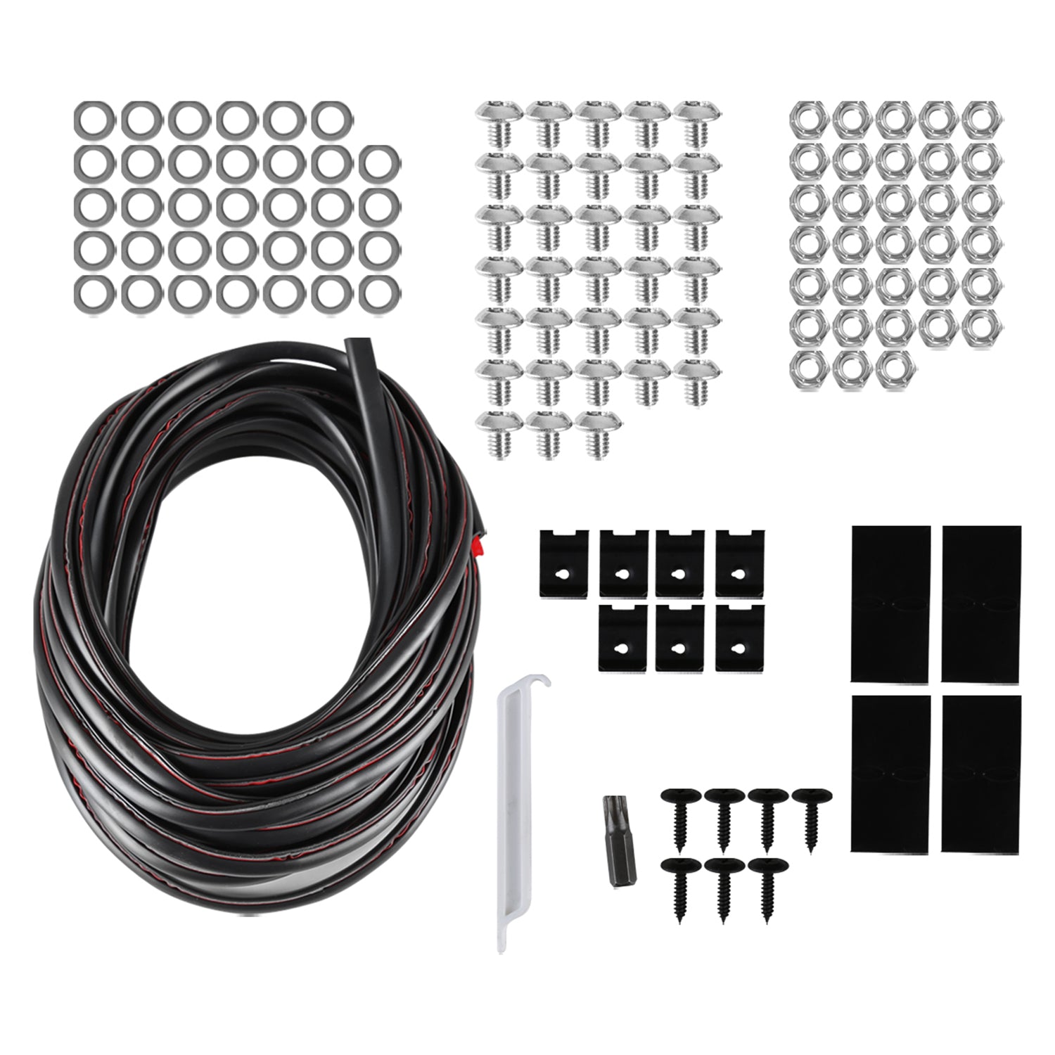 2019-2024 Dodge RAM 1500 Textured Rivet Style Fender Flares Wheel Protector