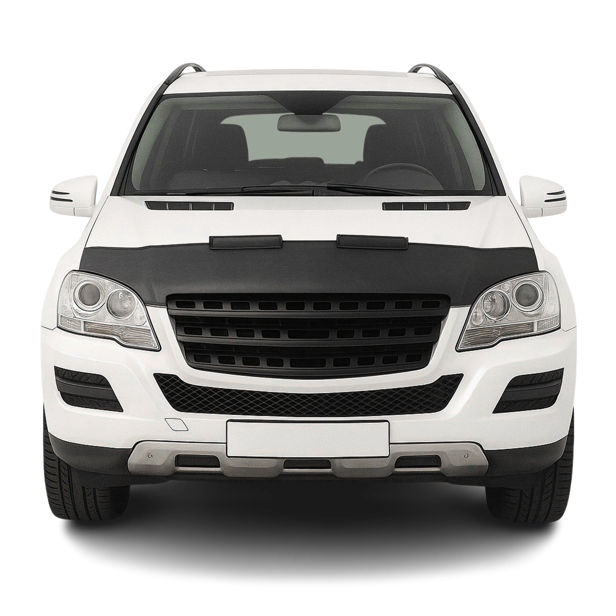 2005-2011 Mercedes M Class W164 Car Bonnet Mask Hood Bra Half Carbon