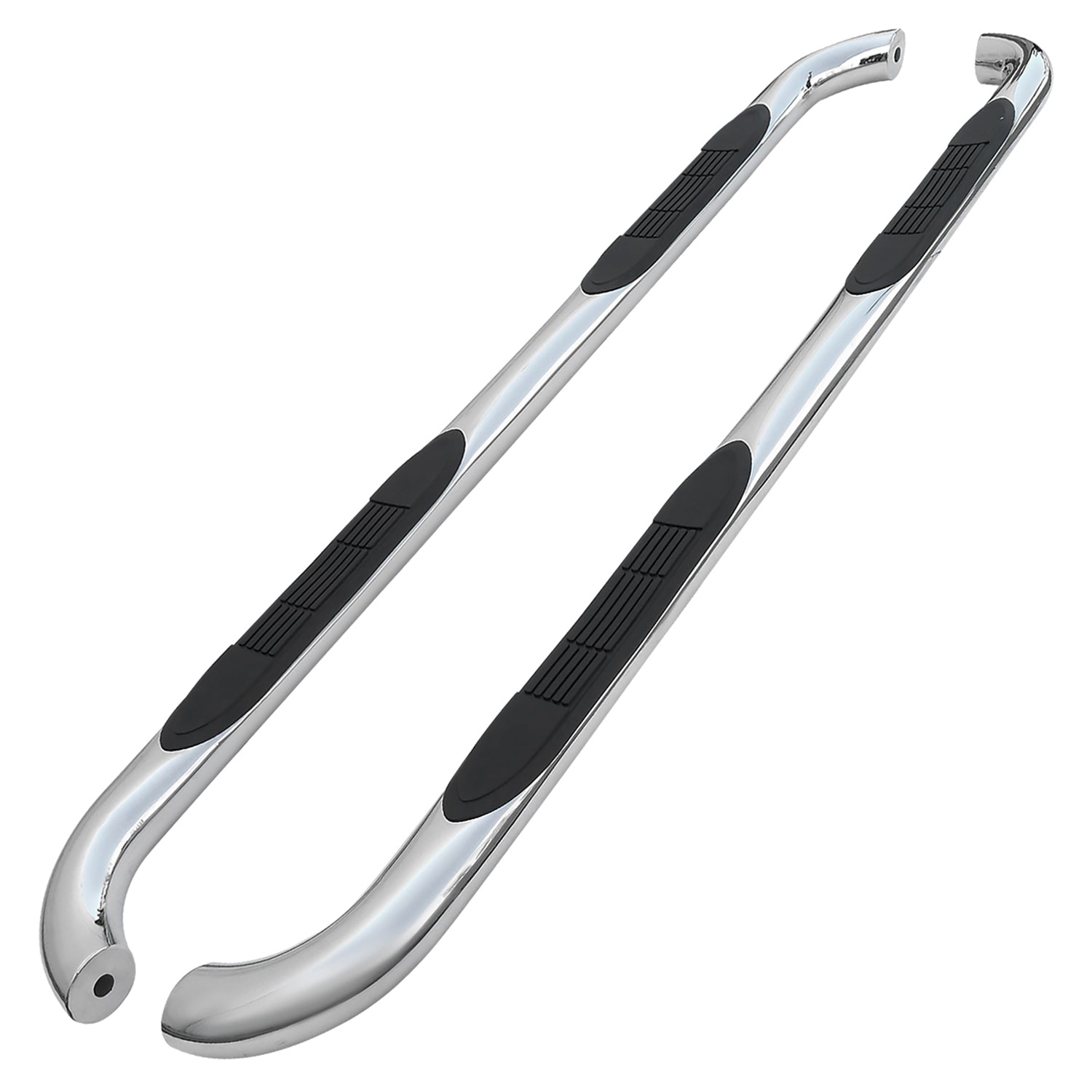 2004-2024 Nissan Titan King Extended Cab Chrome S.Steel Side Step Nerf Bars