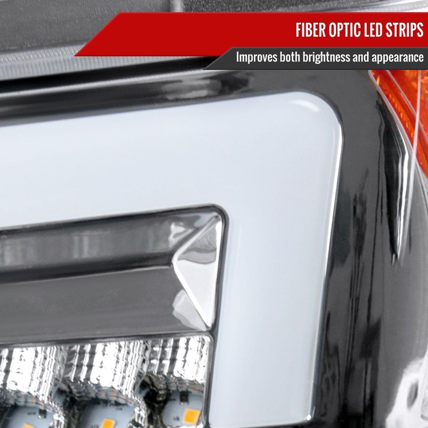 2004-2012 Chevy Colorado/GMC Canyon LED Headlights&Corner Lamp Chrome