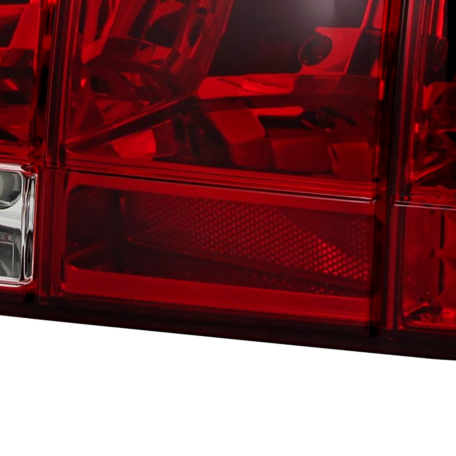 2005-2009 Ford Mustang Sequential Tail Lights Chrome Housing/Red Lens