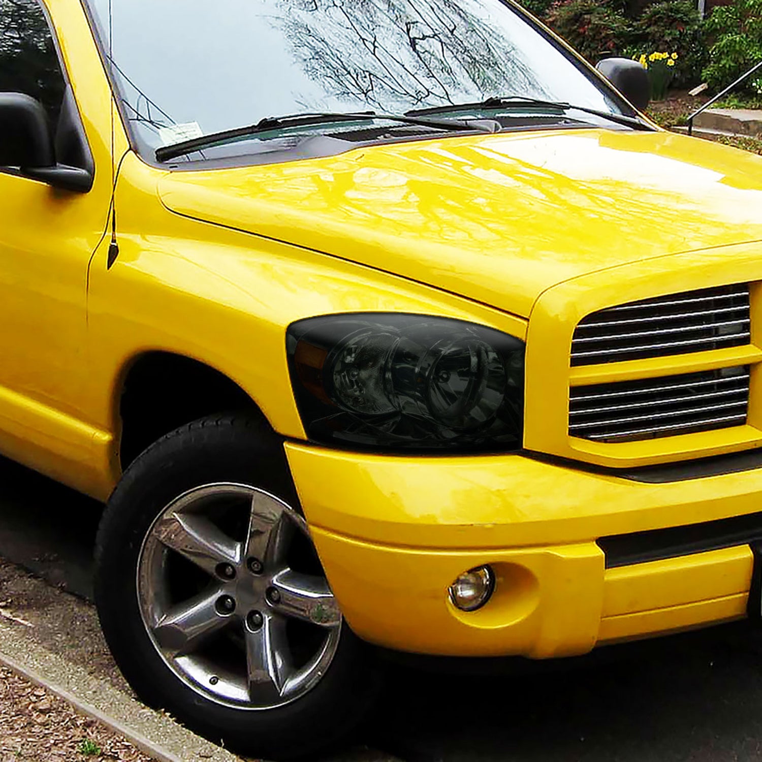2006-2008 Dodge RAM 1500 2500 3500 Factory Crystal Headlights Smoke