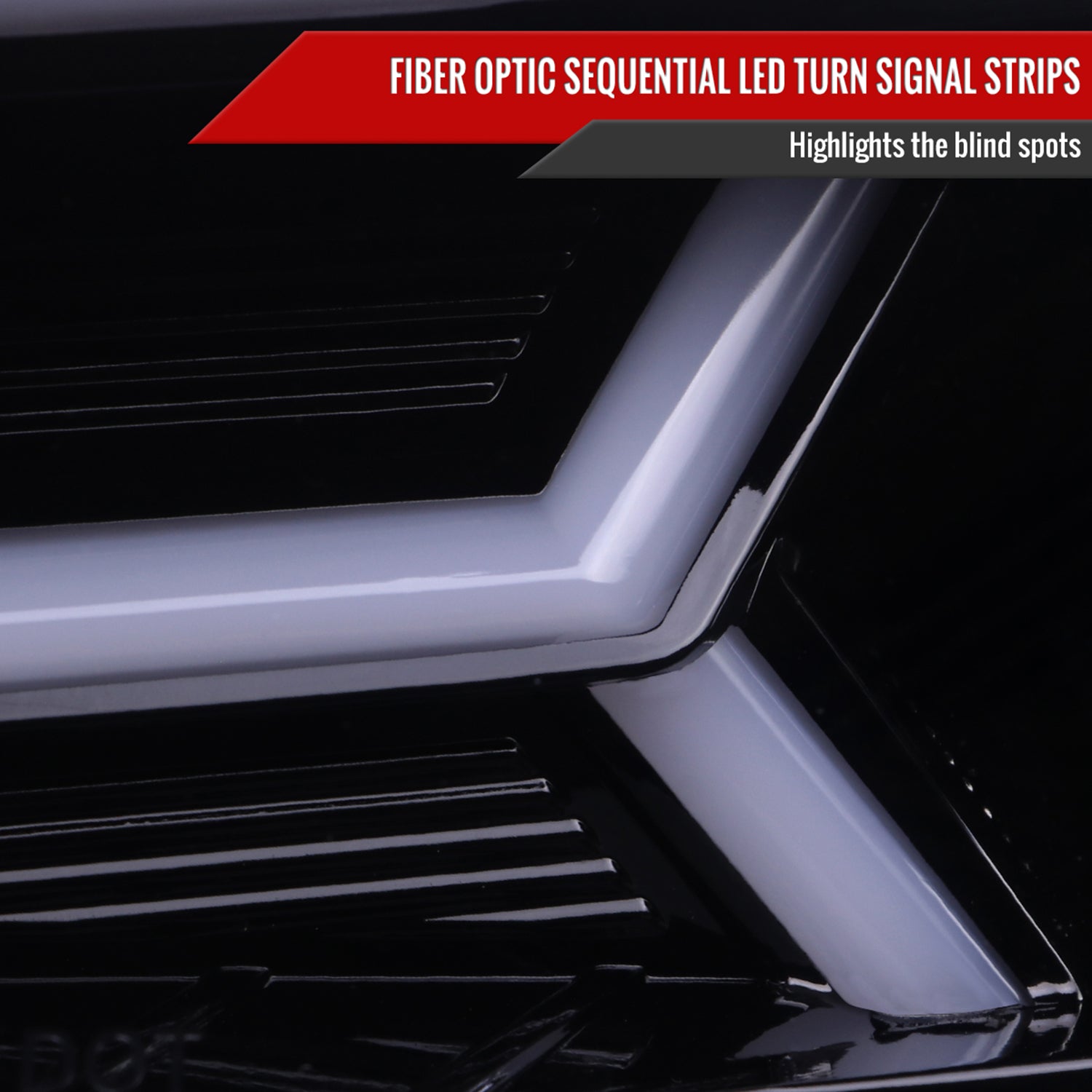 2015-2021 Subaru Impreza WRX/STI LED Bar Sequential Turn Signal Black/Smoke