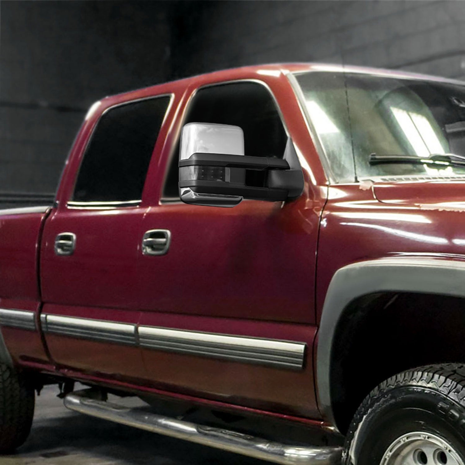 1999-2002 Chevy Silverado/Tahoe/Sierra/Yukon Heated Towing Mirrors Smoke