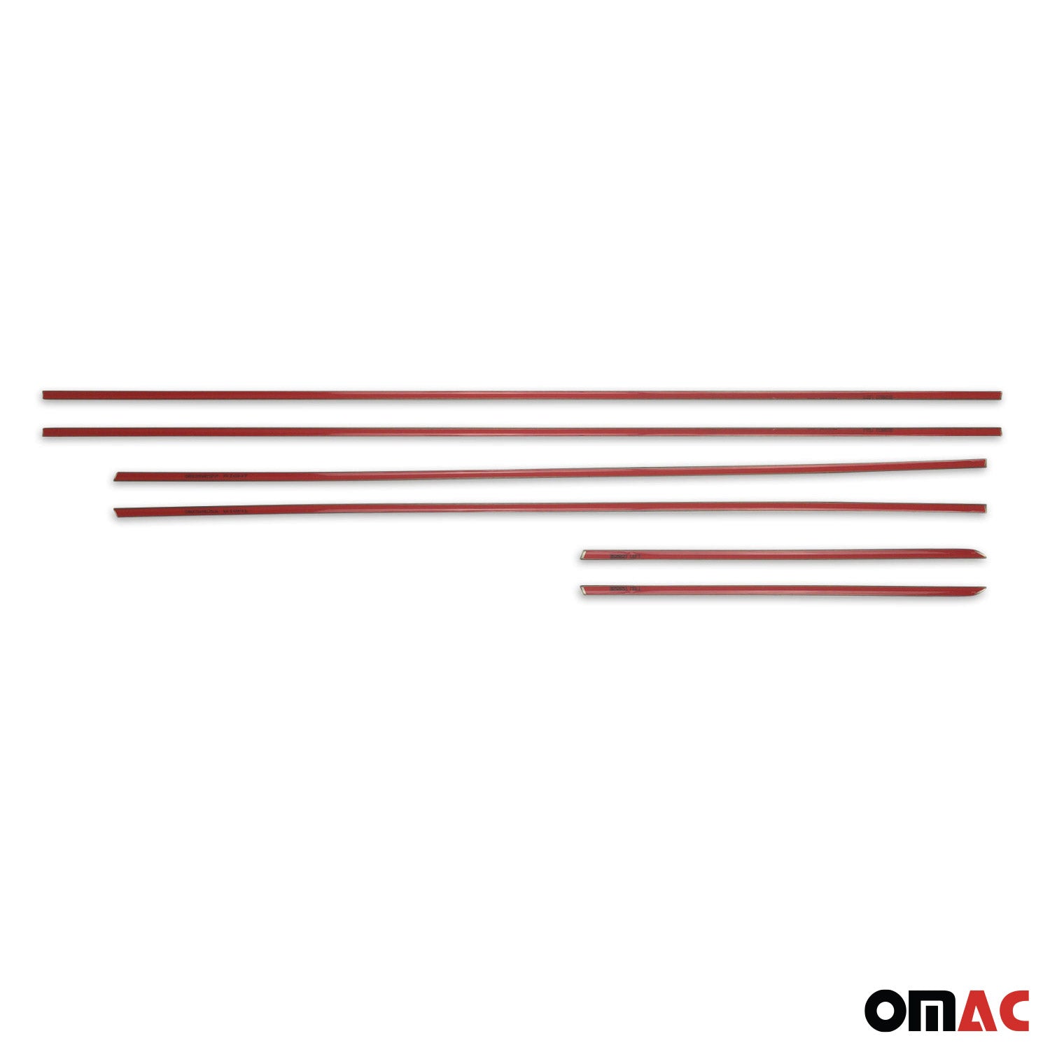 2011-2013 Kia Sorento Window Molding Trim Streamer Stainless Steel Silver 6 Pcs