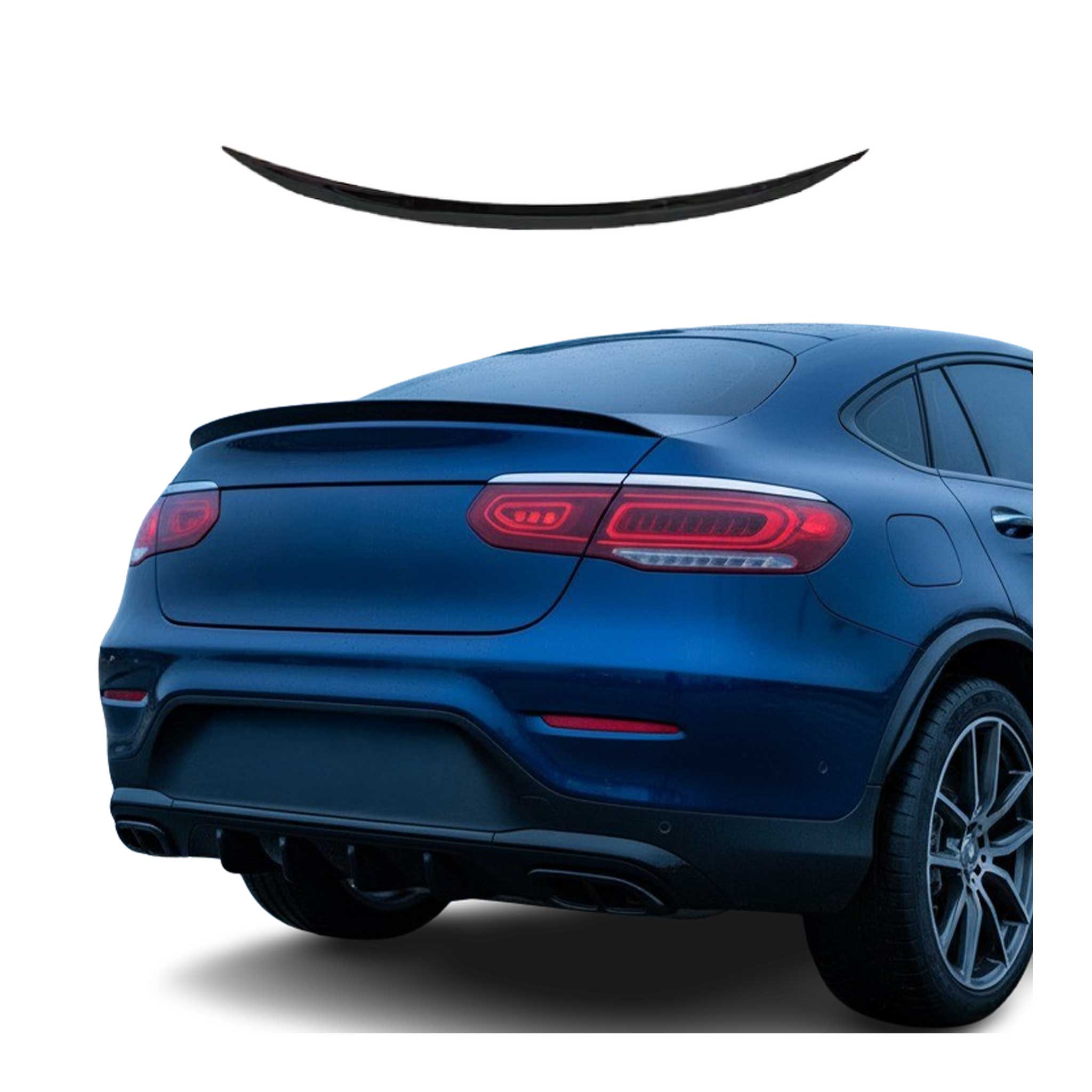 2020-2022 Mercedes GLC Class Coupe C253 Rear Trunk Spoiler Wing