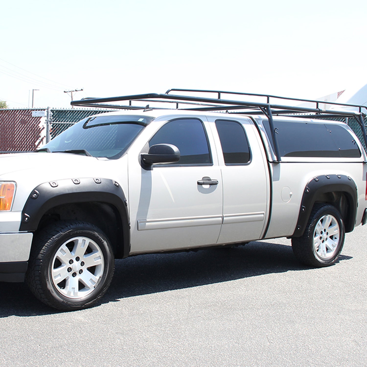 2007-2013 GMC Sierra 1500 Matte Black Polypropylene Fender Flares