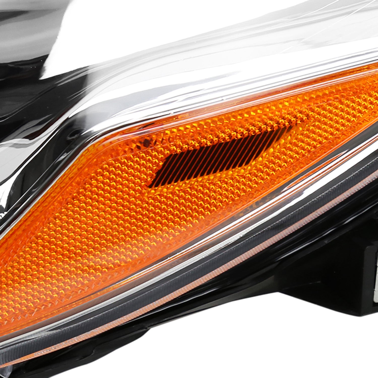 2015-2017 Toyota Camry Projector Headlight Amber Reflector -Driver Side Chrome