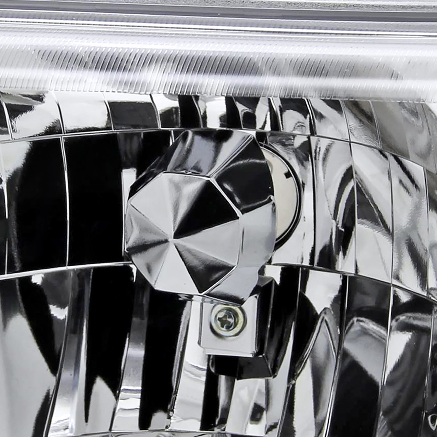 1998-2000 Ford Ranger Factory Style Headlights Chrome Housing/Clear Lens