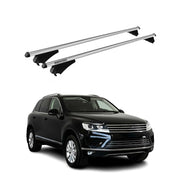 2015-2018 VW Touareg Roof Rack Cross Bars Silver