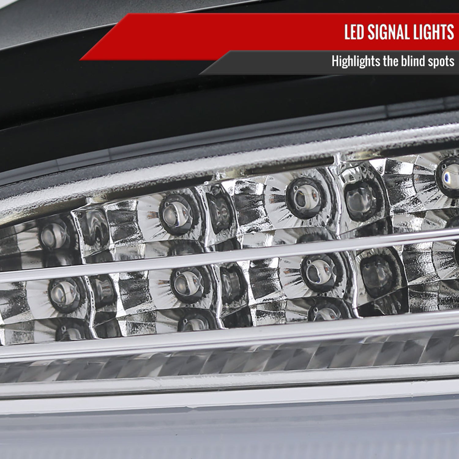 2004-2007 BMW E60 5 Series Sedan LED Tail Lights Chrome Housing/Clear Lens