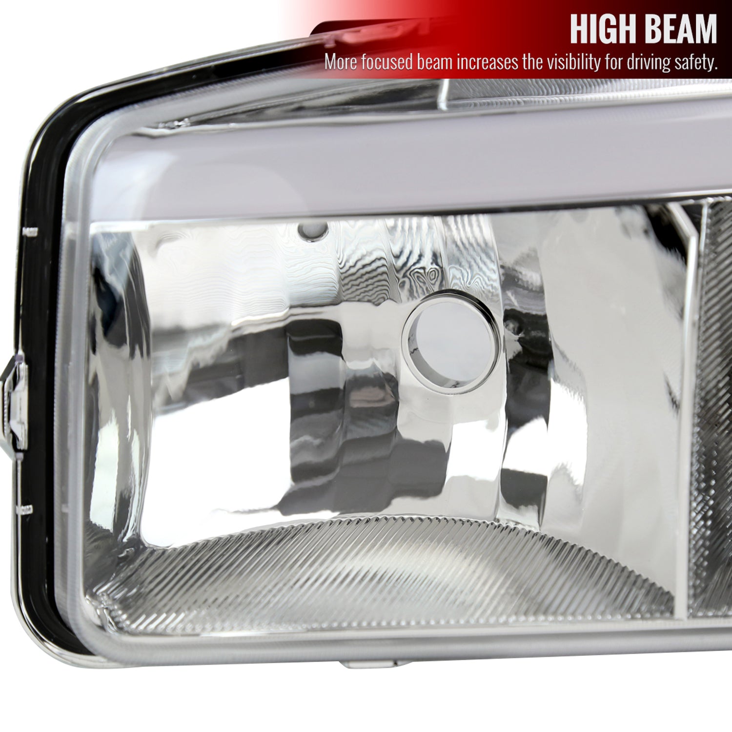 1999-2006 GMC Sierra/Yukon/Yukon XL Headlights&Signal Bumper Lights Chrome