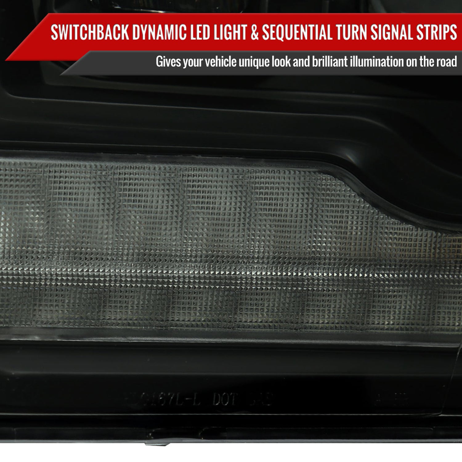 2009-2018 Dodge RAM 1500 / Classic /2500 3500 Full LED Headlights Smoked Black