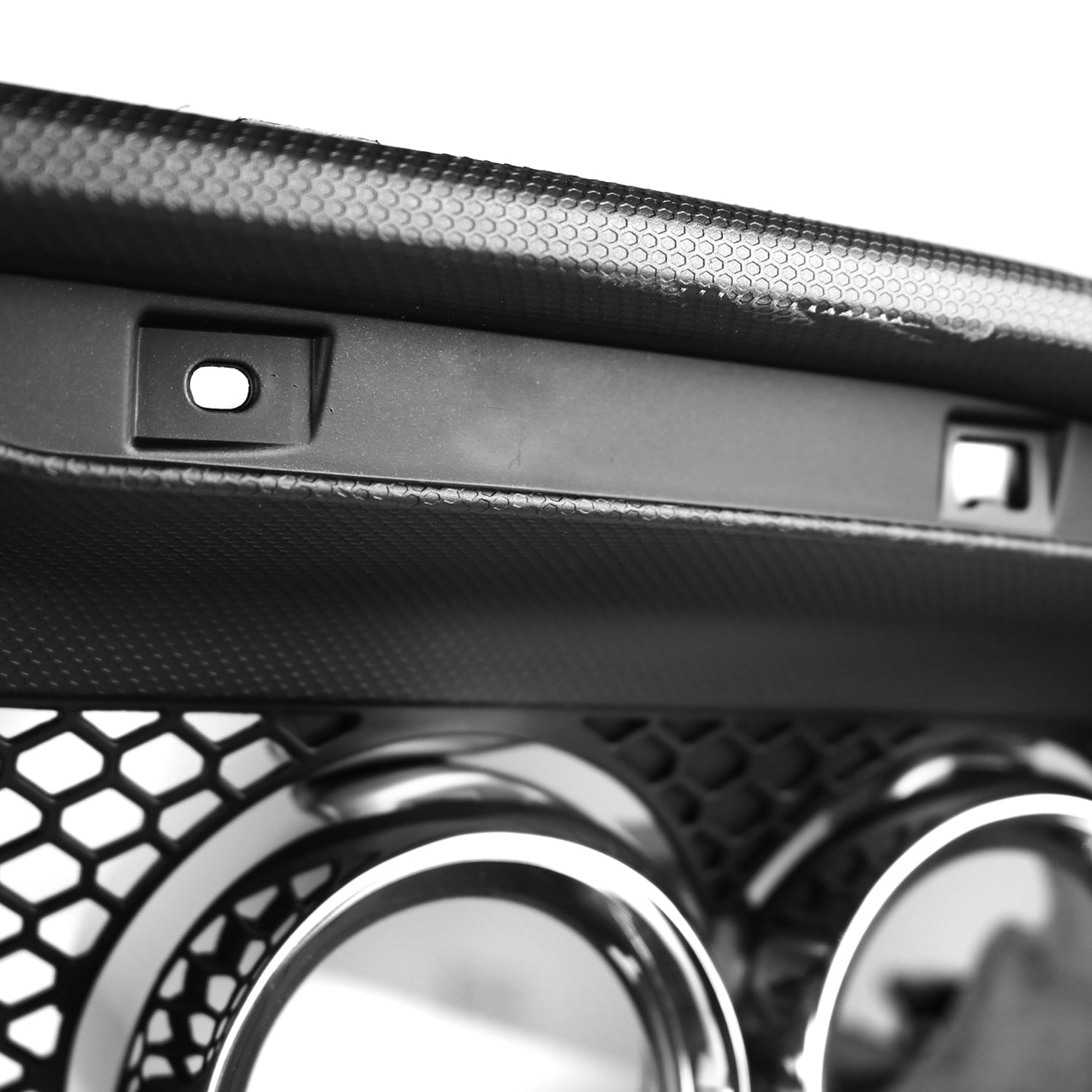 2015-2017 Ford Mustang Black GT350 Rear Diffuser w/Dual Steel Muffler Tips