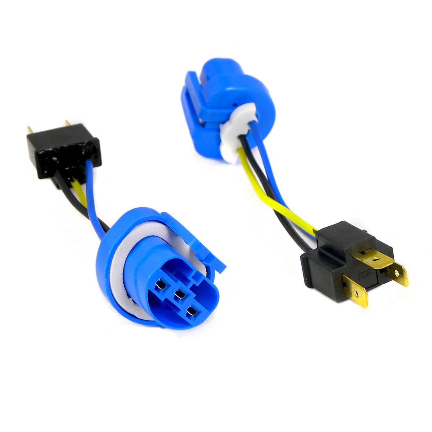 1999-2004 Ford F-250/350/450/550/Excursion Factory Headlights LED Light Black