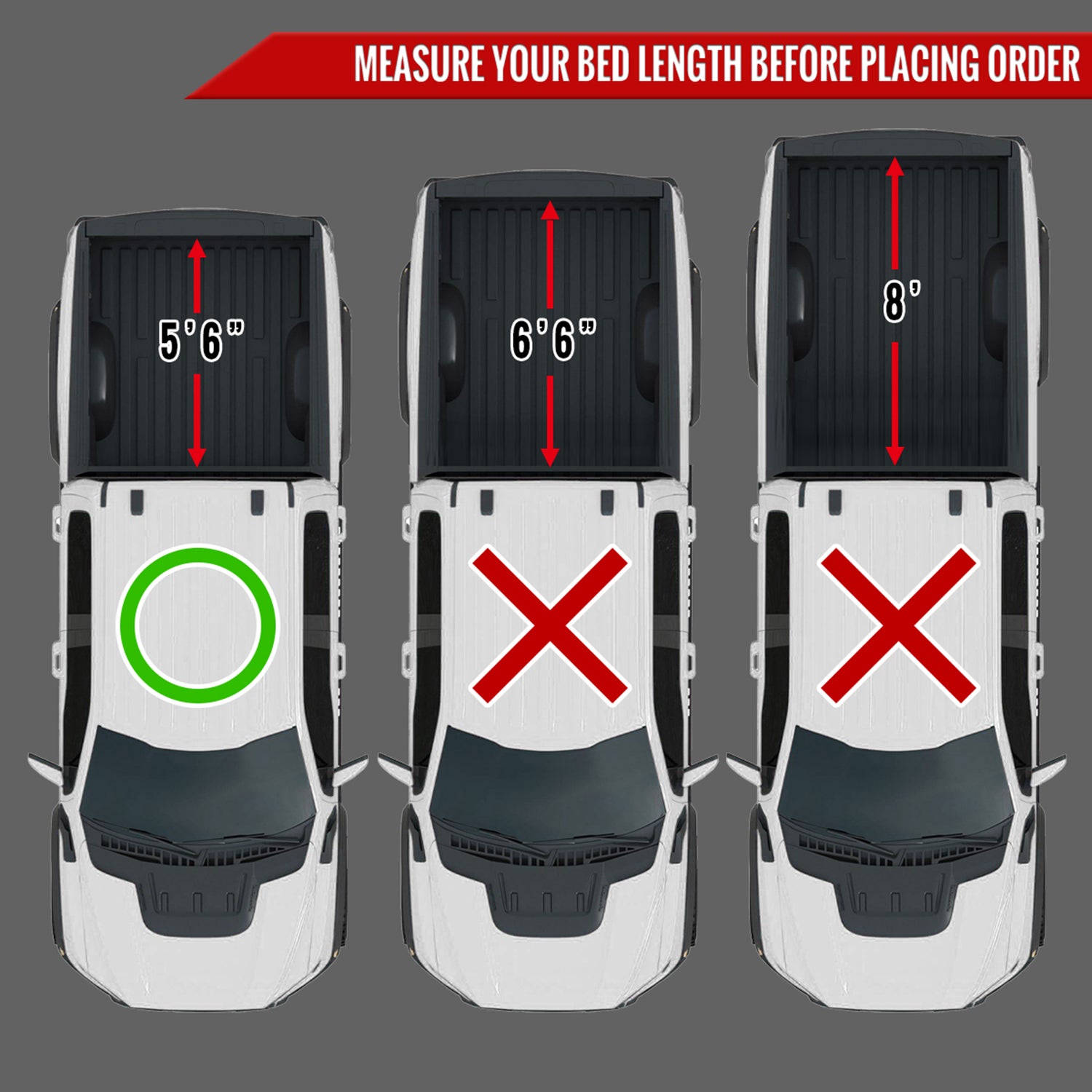 2017-2024 Nissan Titan 5'7" Truck Short Bed Soft Quad-Fold Tonneau Cover