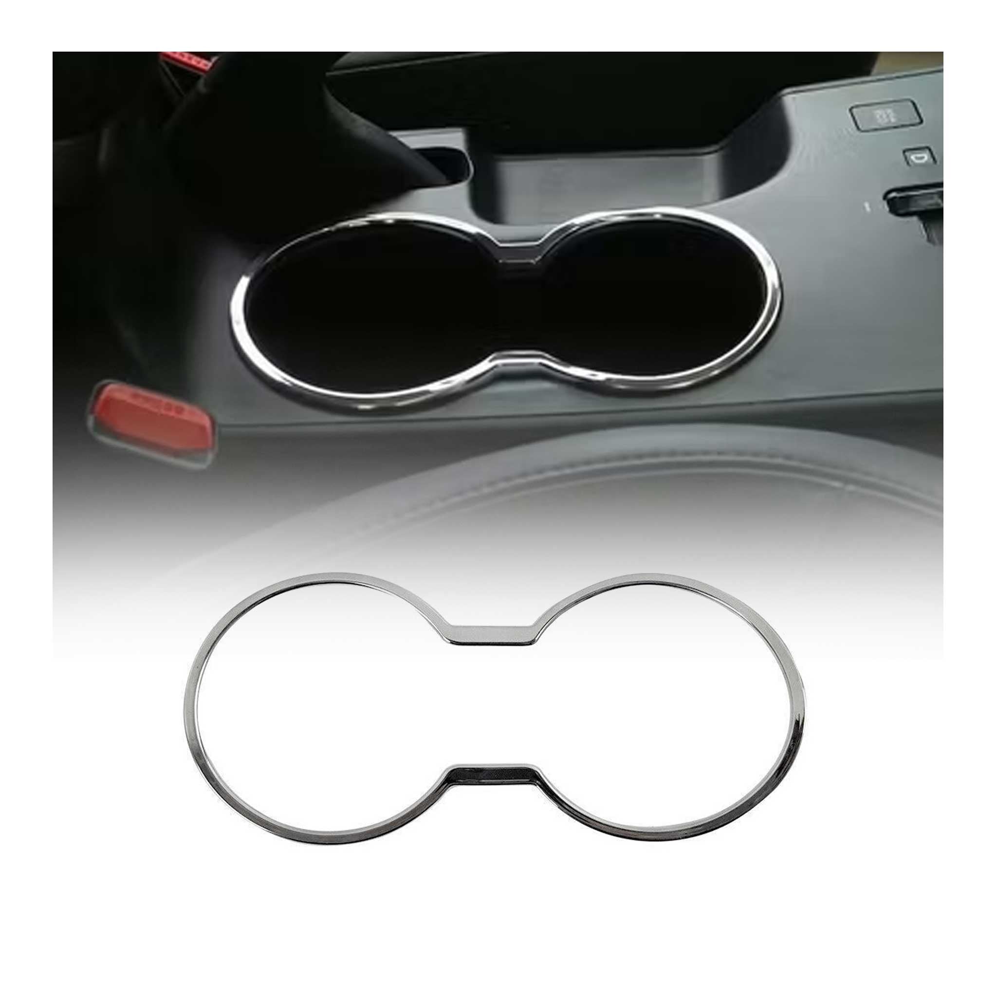 2012-2017 Hyundai Veloster Front Cup Holder Frame Molding Trim Stainless Steel 1Pc