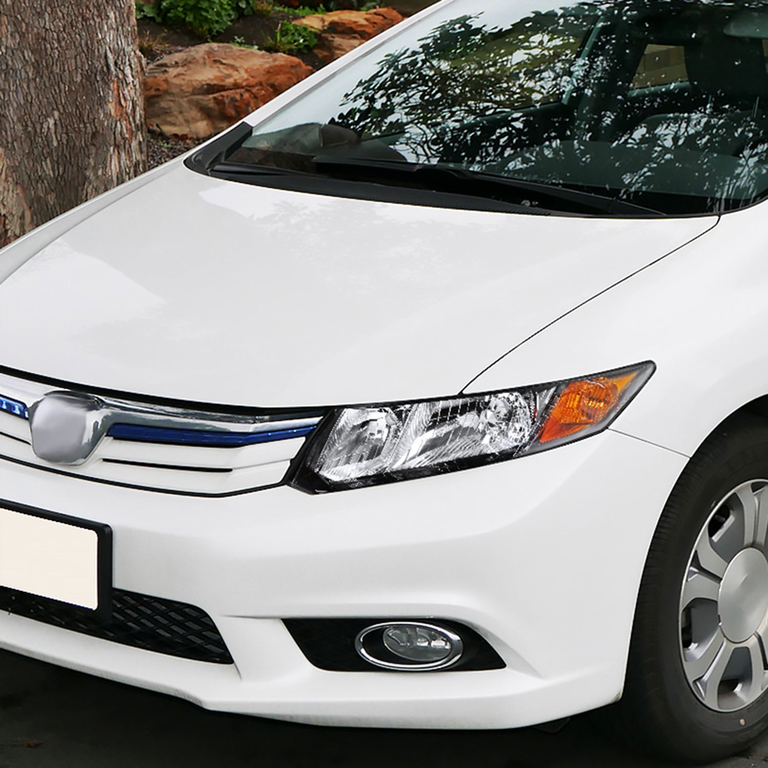 2012-2013 Honda Civic Coupe Sedan Clear Crystal OE Style Headlight Driver Side