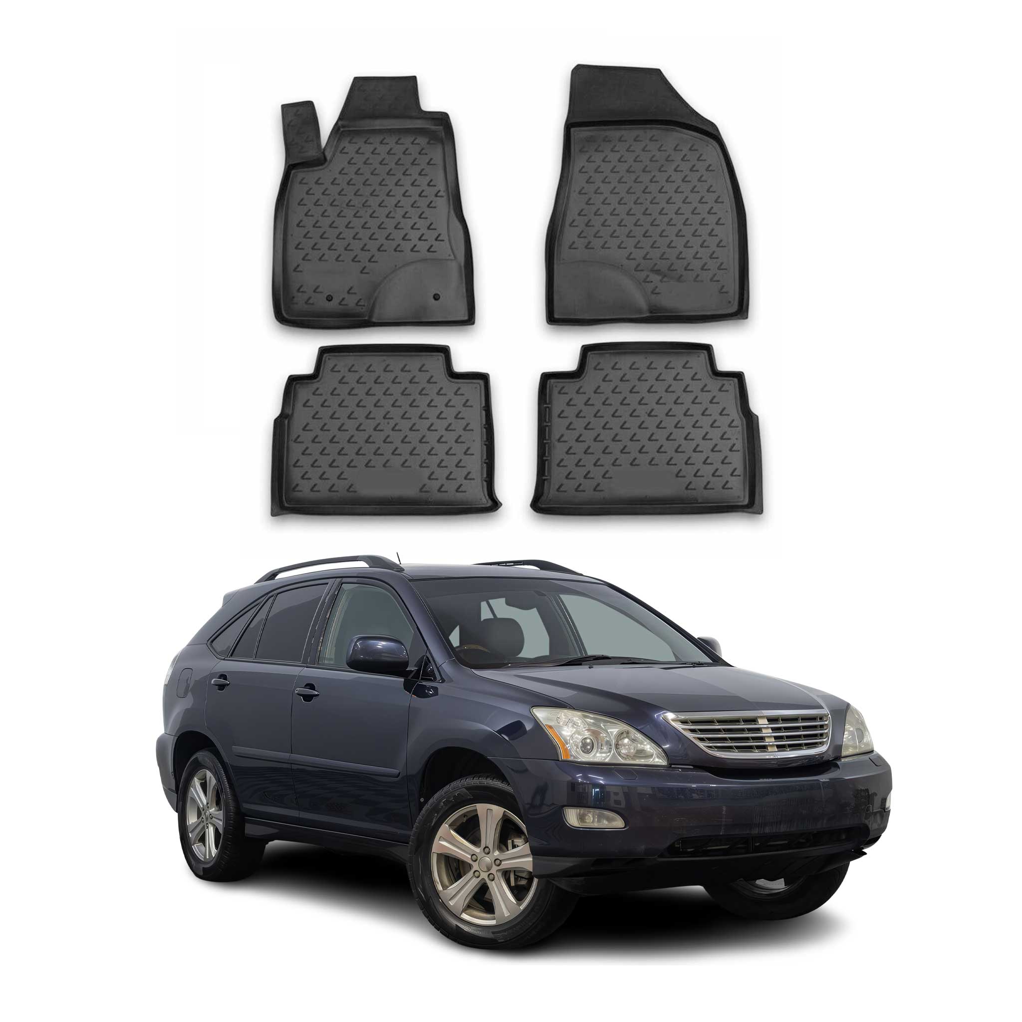 2003-2009 Lexus RX350 RX330 RX400h Floor Mats Liners Full Set All Weather