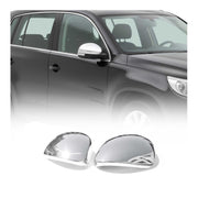 2009-2017 VW Tiguan Side Mirror Cover Caps Stainless Steel Silver 2 Pcs