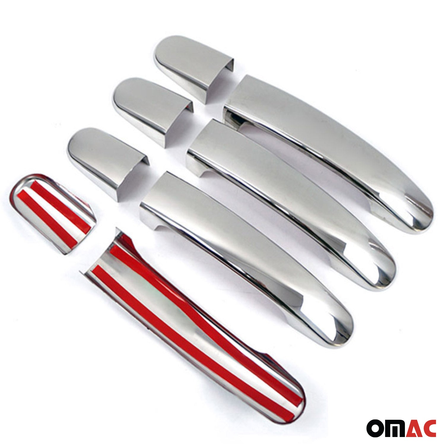 2015-2024 Ford Transit 150 Car Door Handle Cover Protector Stainless Steel 8 Pcs