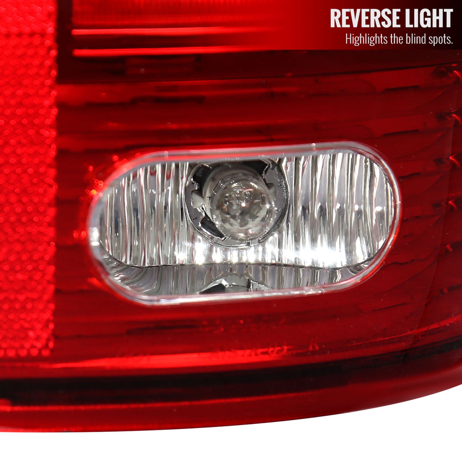 2002-2006 Dodge RAM V2 LED Tail Lights Chrome Housing/Red Clear Lens